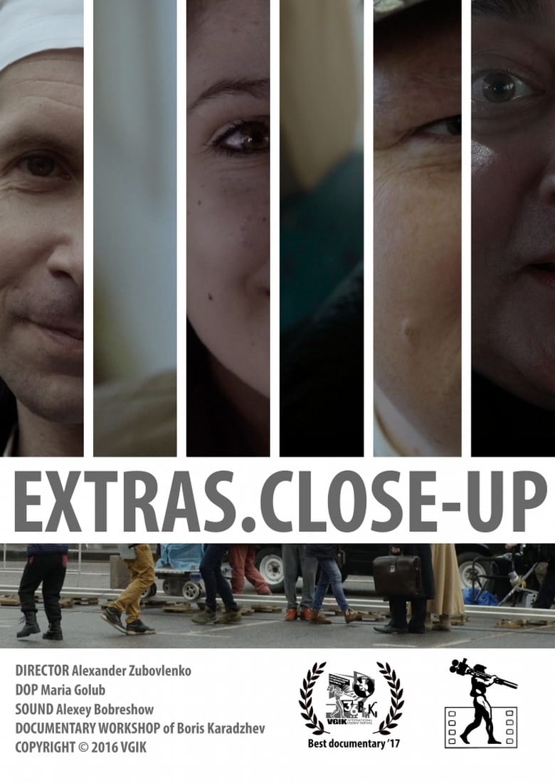 Poster of Extras. Close-Up