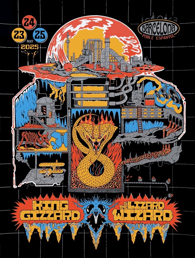 Poster of King Gizzard & The Lizard Wizard - Live in Barcelona '25 (Night 1)