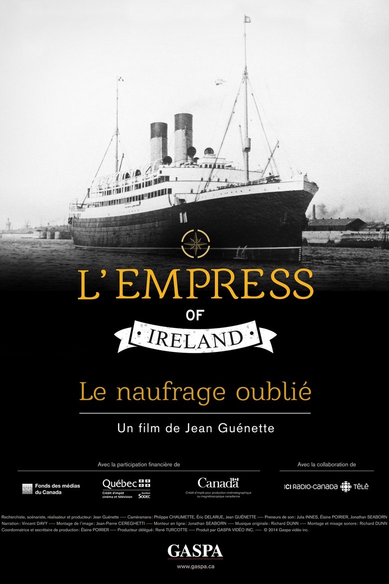 Poster of L'Empress of Ireland, le naufrage oublié