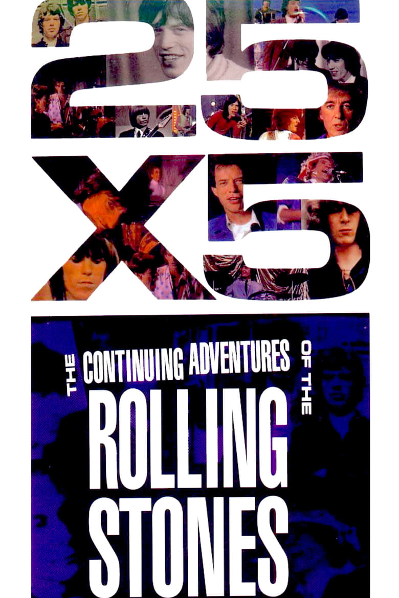 Poster of The Rolling Stones: 25x5 - The Continuing Adventures of The Rolling Stones