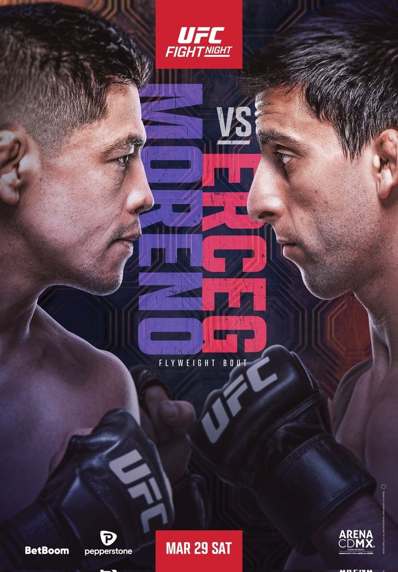 Poster of UFC on ESPN 64: Moreno vs. Erceg