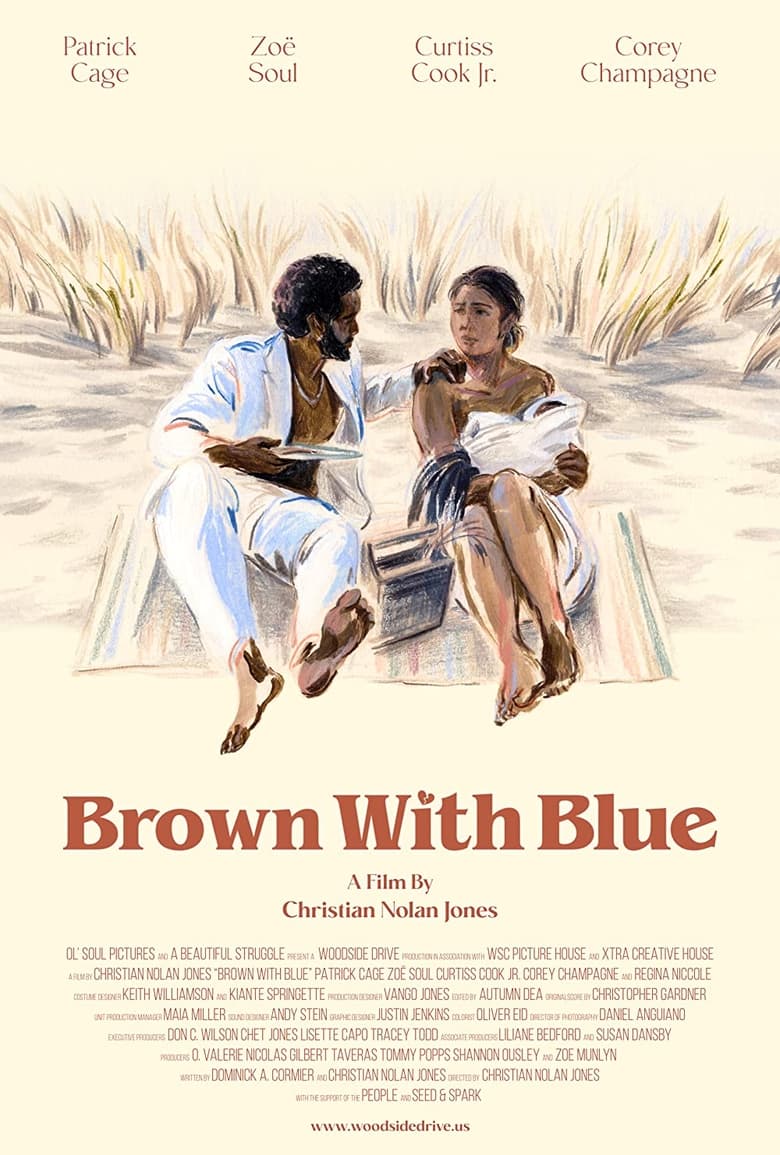 Poster of Brown With Blue