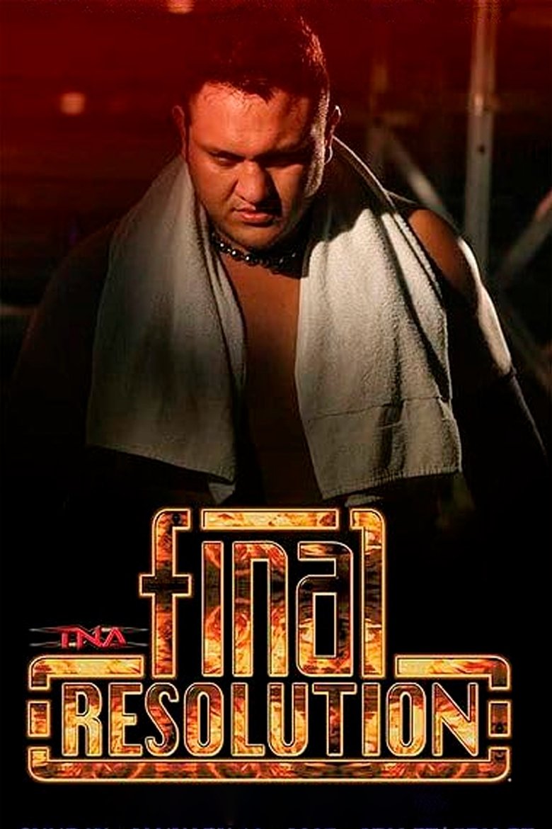 Poster of TNA Final Resolution 2007