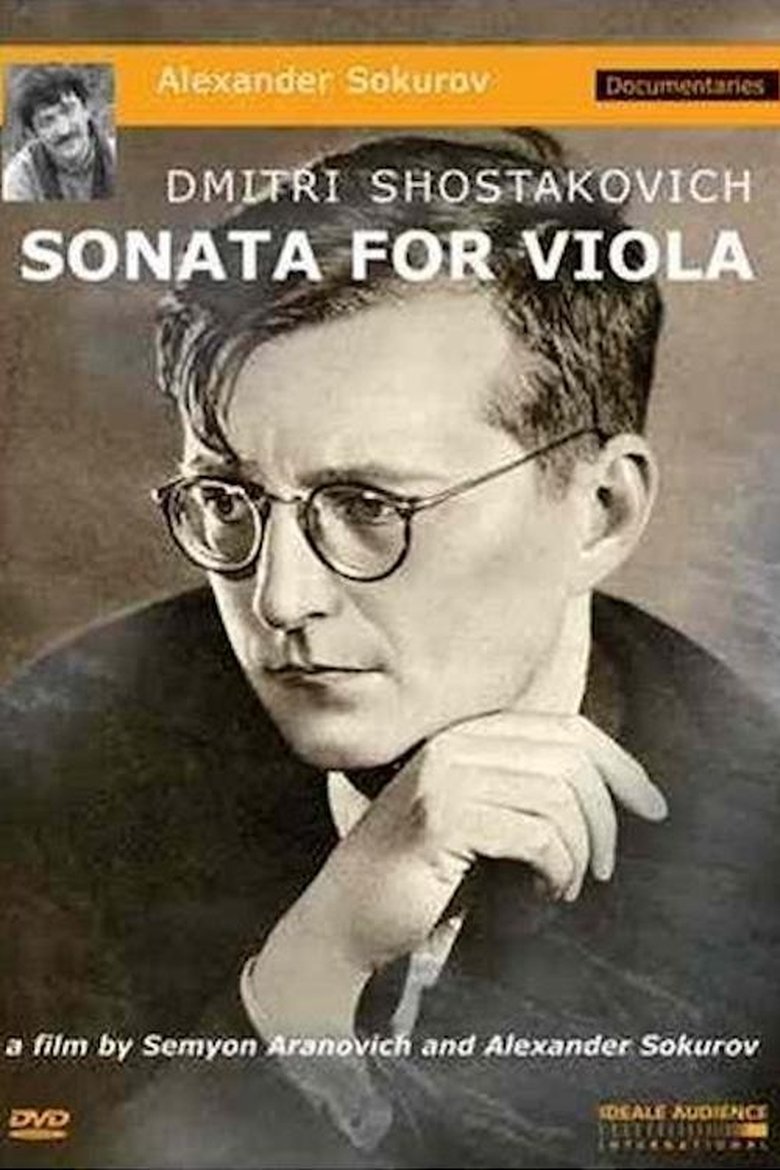 Poster of Dmitri Shostakovich. Sonata for Viola