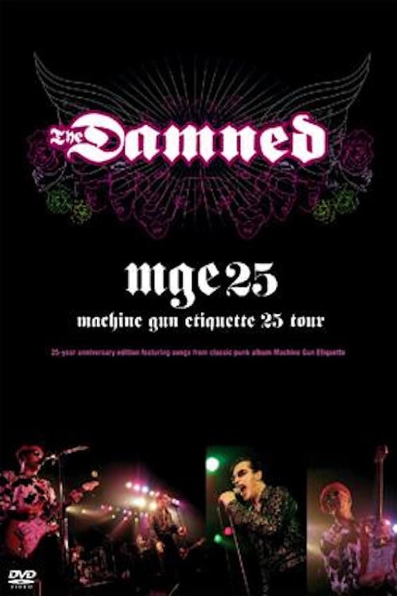 Poster of The Damned - Machine Gun Etiquette - 25th Tour