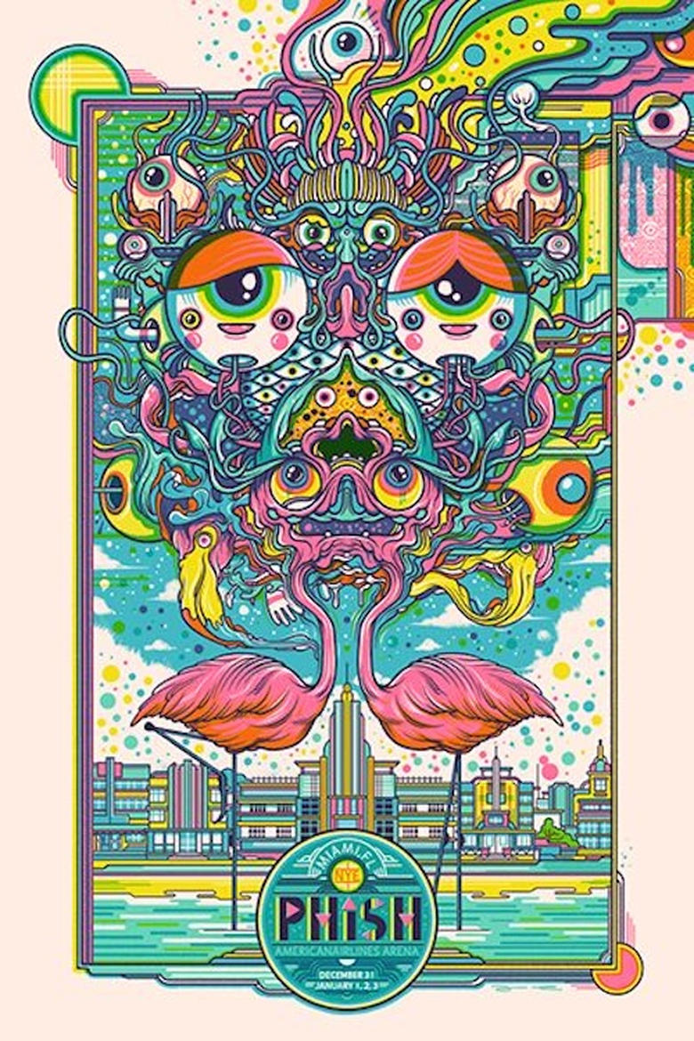 Poster of Phish 2014-12-31 American Airlines Arena, Miama, FL