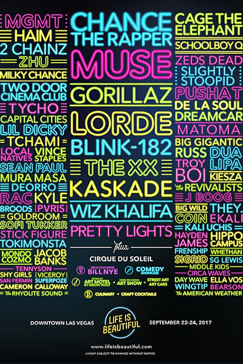 Poster of Muse - Live at Life is Beautiful Festival