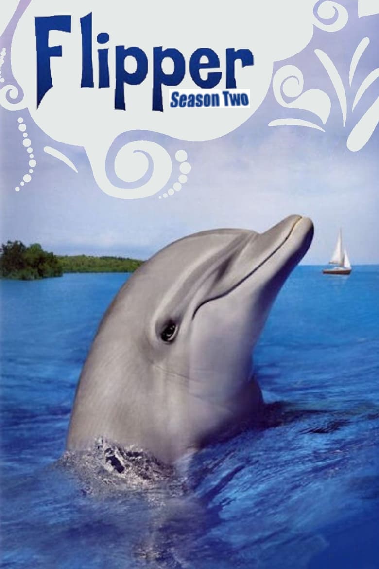 Poster of Cast and Crew in Flipper - Season 2 - Episode 20 - Flipper and the Shark Cage