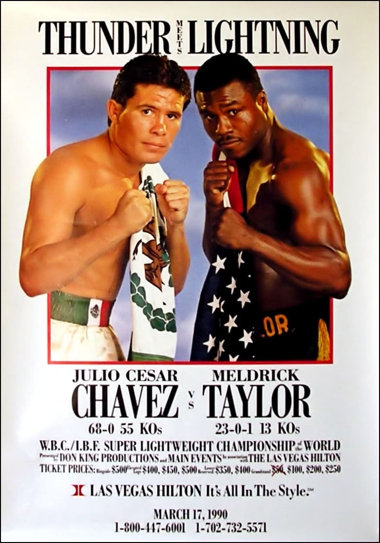 Poster of Julio César Chávez vs. Meldrick Taylor I