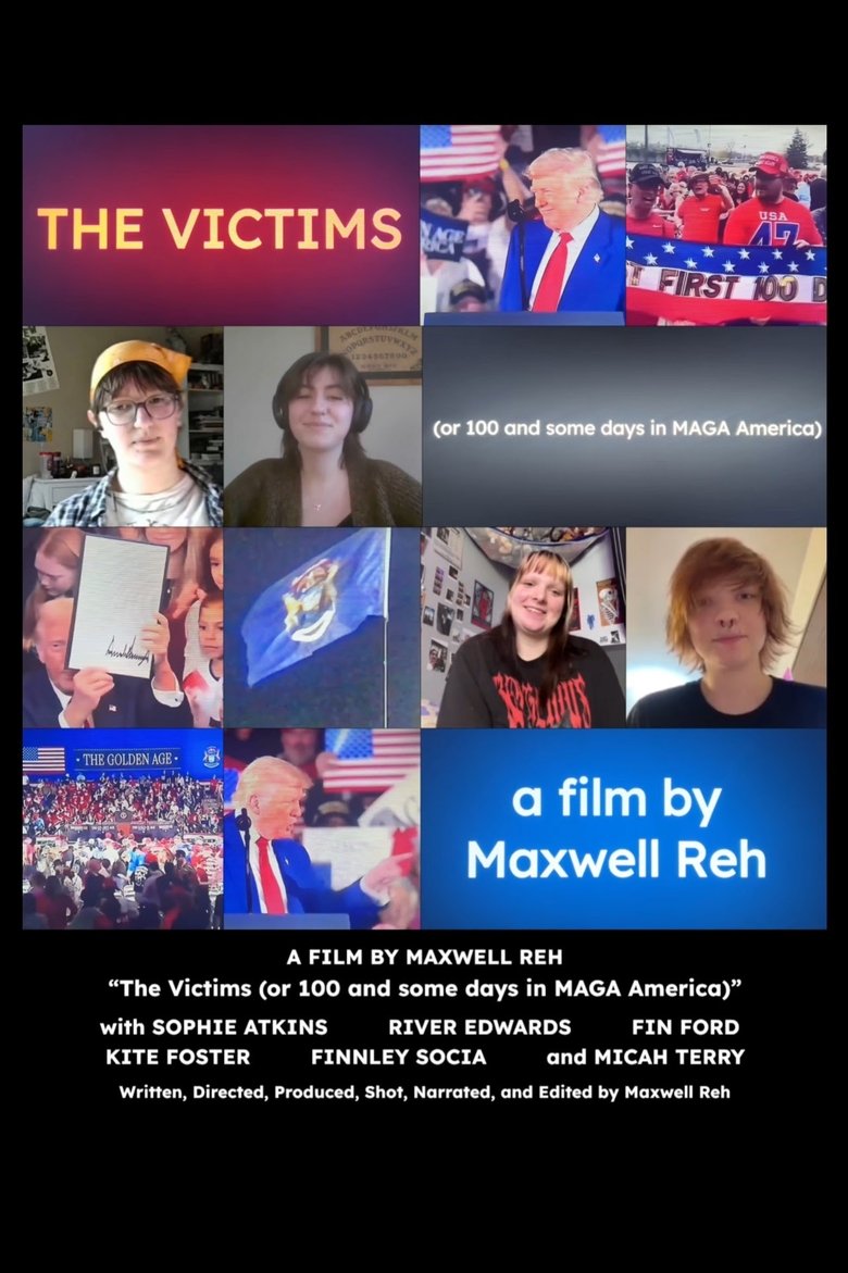 Poster of The Victims (or 100 and some days in MAGA America)