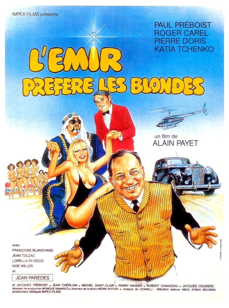 Poster of L'émir préfère les blondes