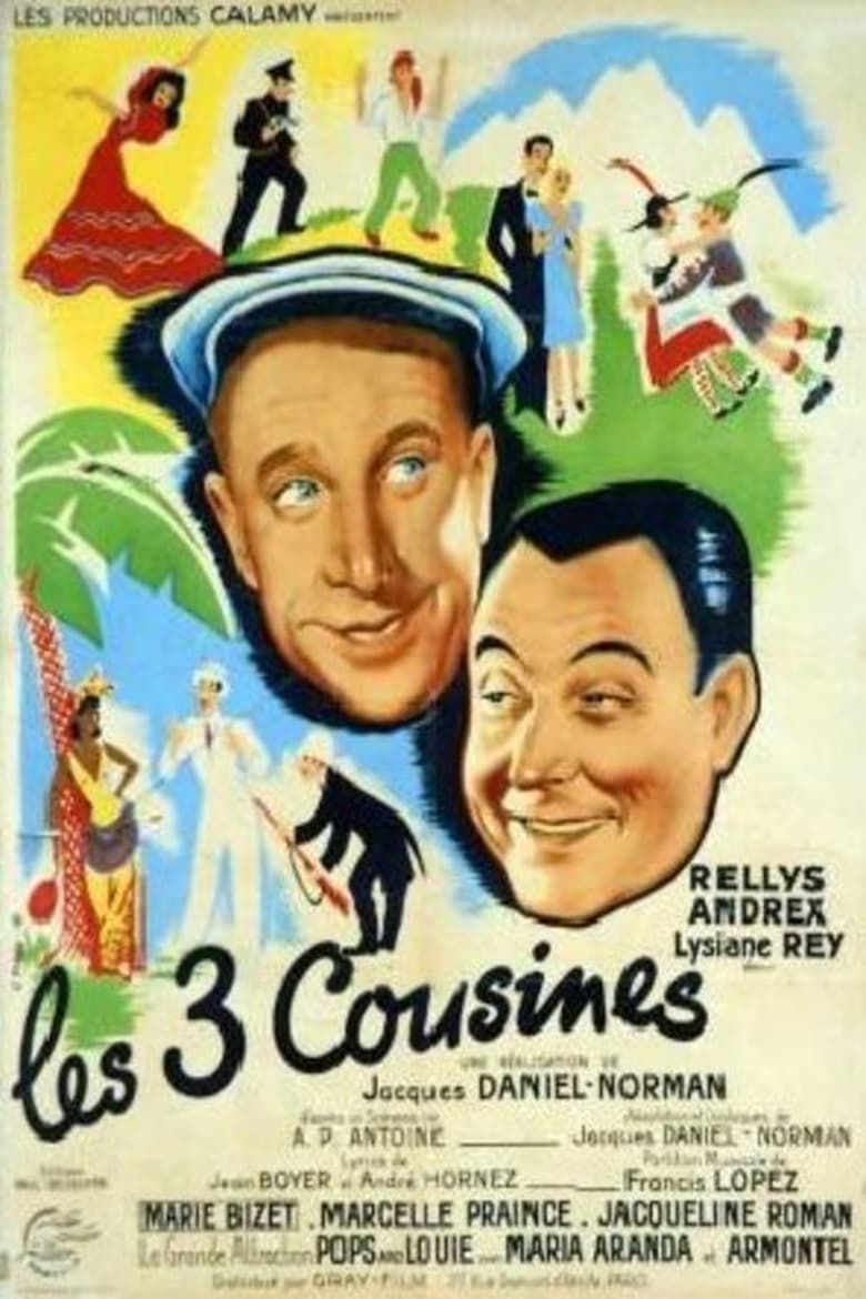 Poster of Les trois cousines