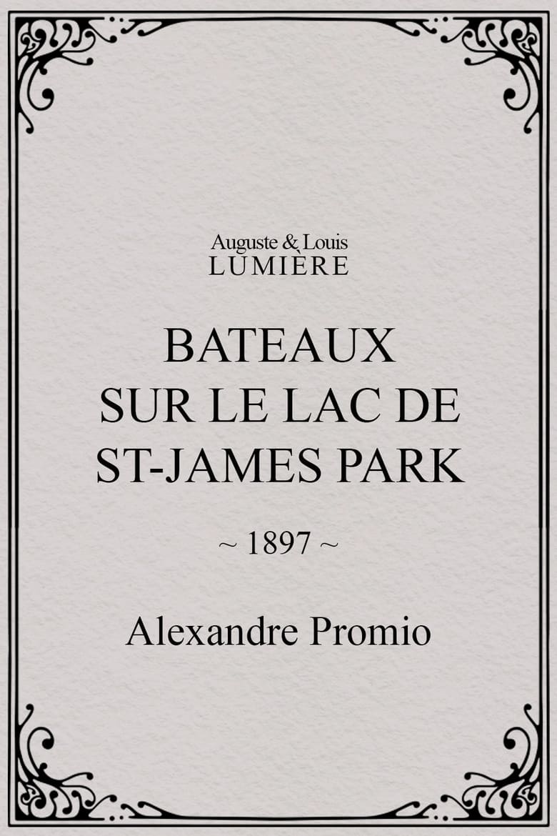 Poster of Bateaux sur le lac de St-James Park