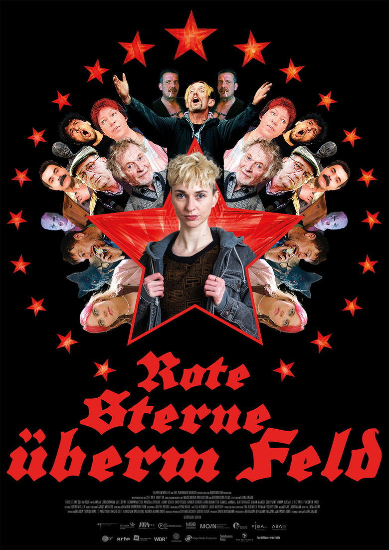 Poster of Red Stars Upon the Field