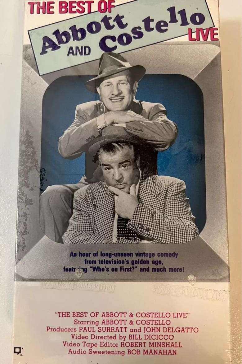 Poster of The Best of Abbott & Costello Live