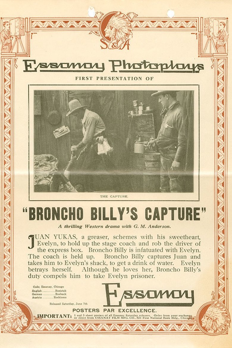 Poster of Broncho Billy's Capture