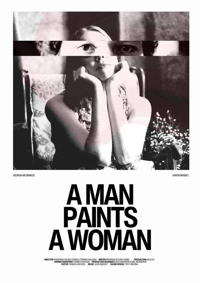 Poster of A Man Paints A Woman