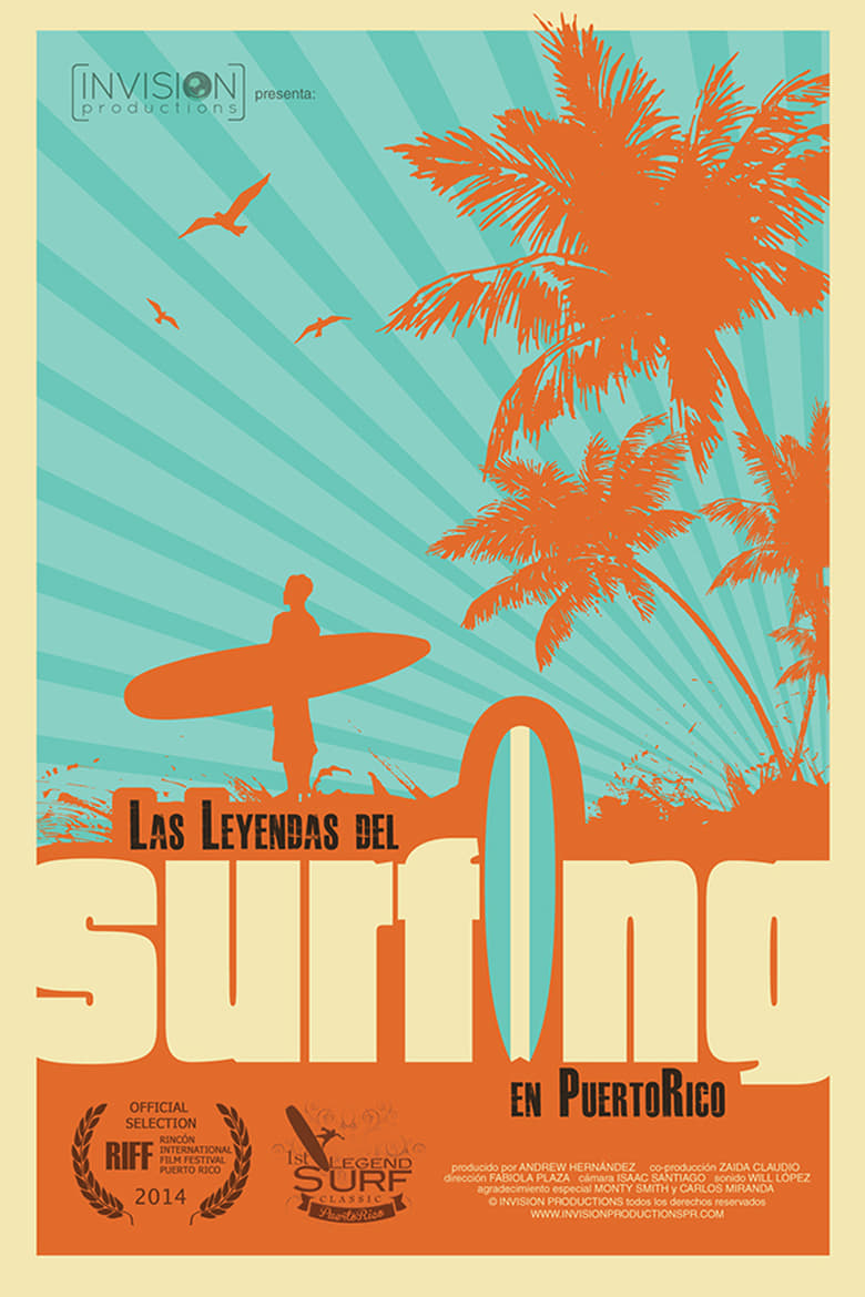 Poster of Las leyendas del surfing en Puerto Rico