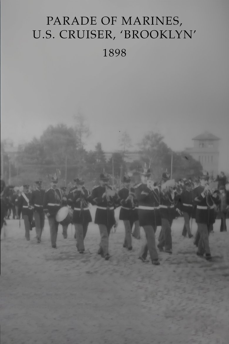 Poster of Parade of Marines, U.S. Cruiser, 'Brooklyn'