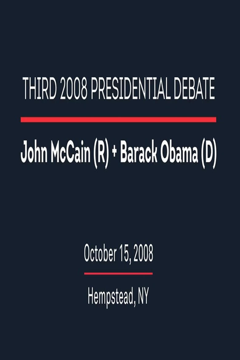 Poster of 2008 Third Presidential Debate