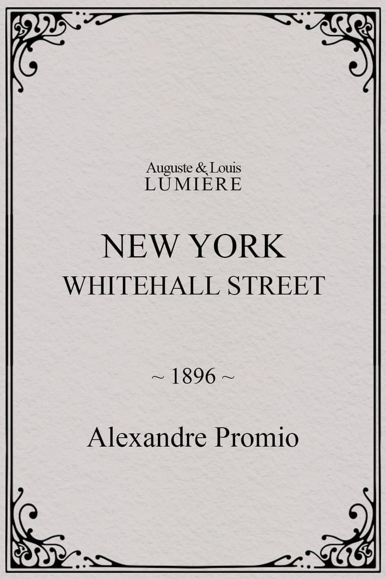 Poster of New York, Whitehall Street