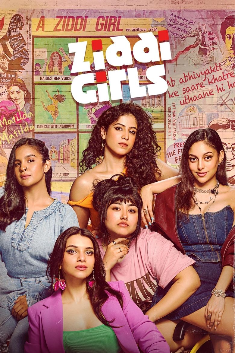 Poster of Cast and Crew in Ziddi Girls - Season 1 - Episode 7 - Kya Sabka First Year Itna Happening Hota Hai?