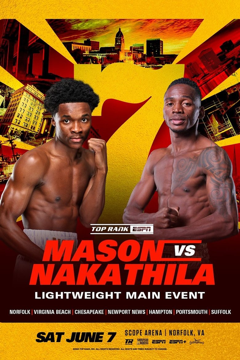 Poster of Abdullah Mason vs. Jeremia Nakathila