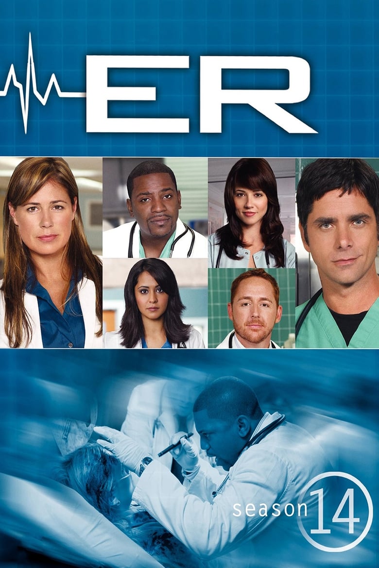 Poster of Cast and Crew in ER - Season 14 - Episode 10 - 300 Patients