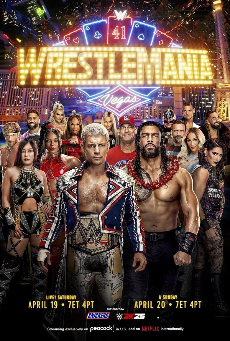 Poster of WrestleMania 41