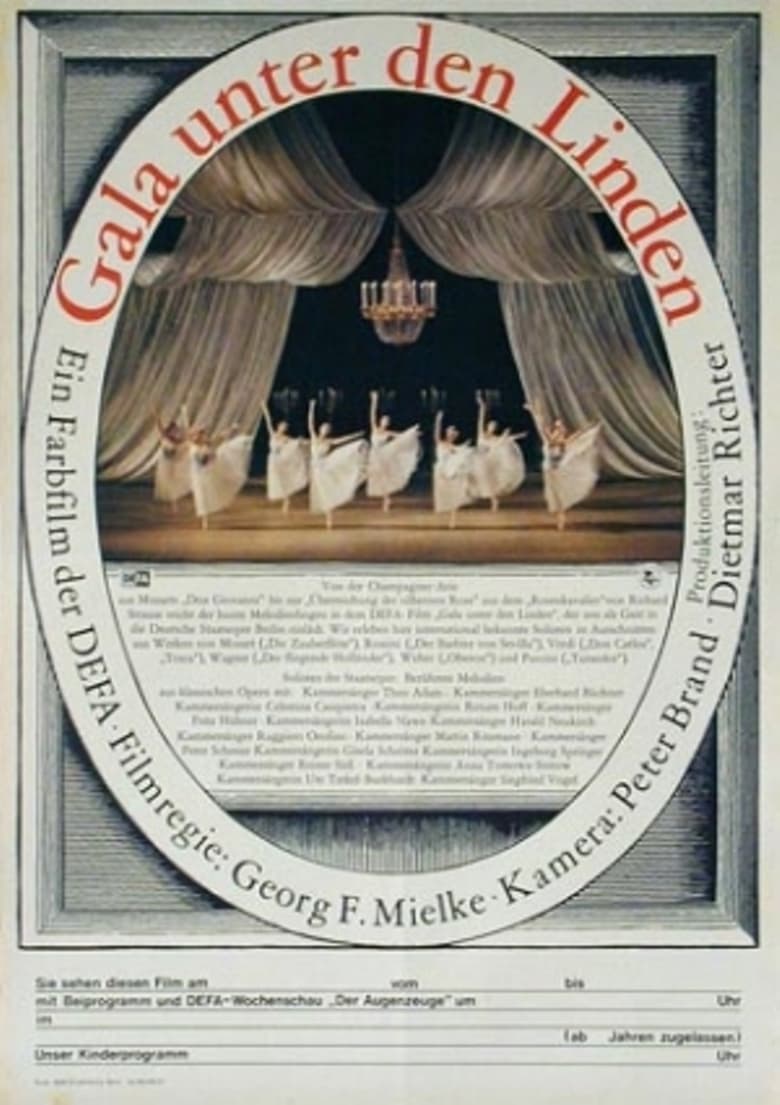 Poster of Gala unter den Linden