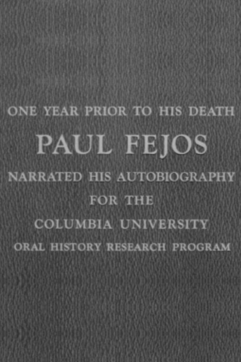 Poster of Fejos Memorial