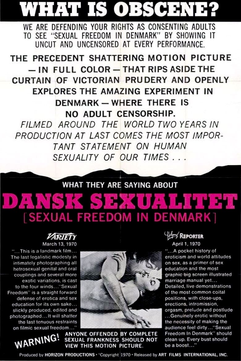 Poster of Sexual Freedom in Denmark