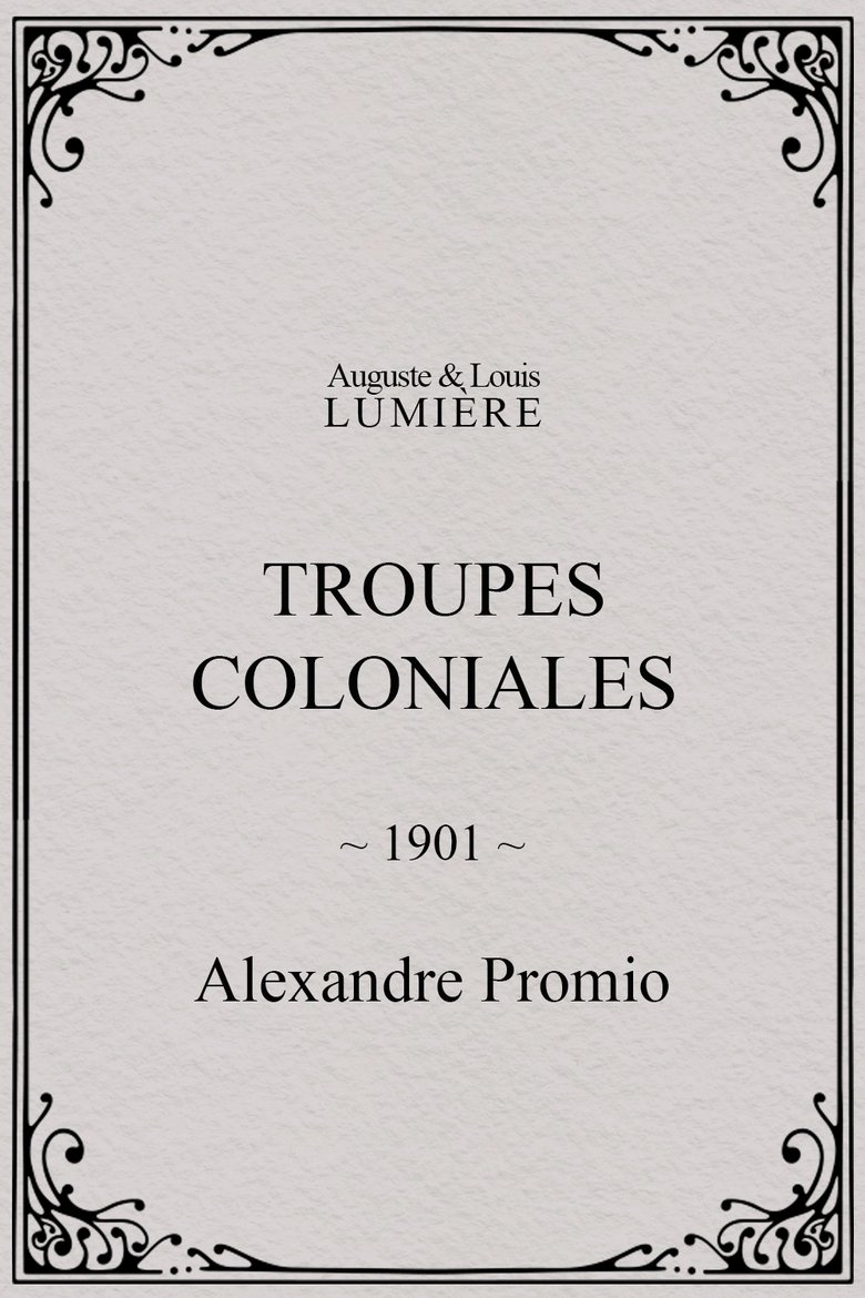 Poster of Troupes coloniales