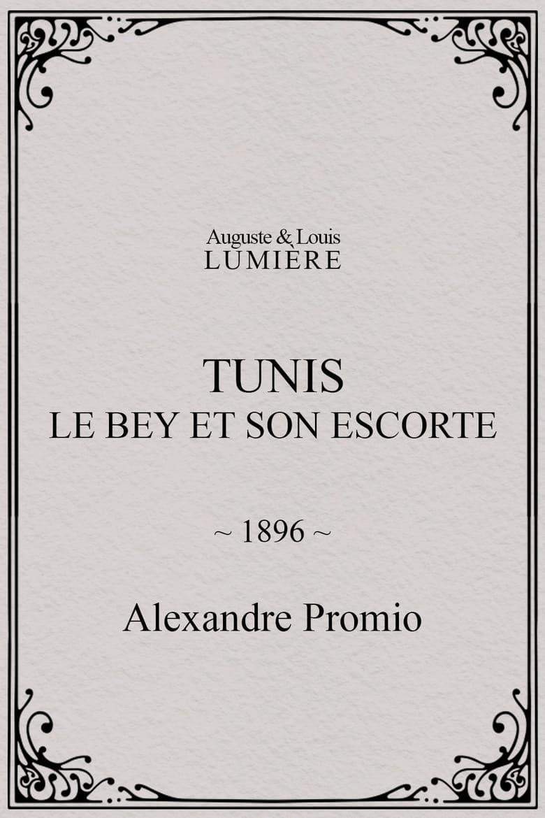 Poster of Tunis: Le Bey et son escorte