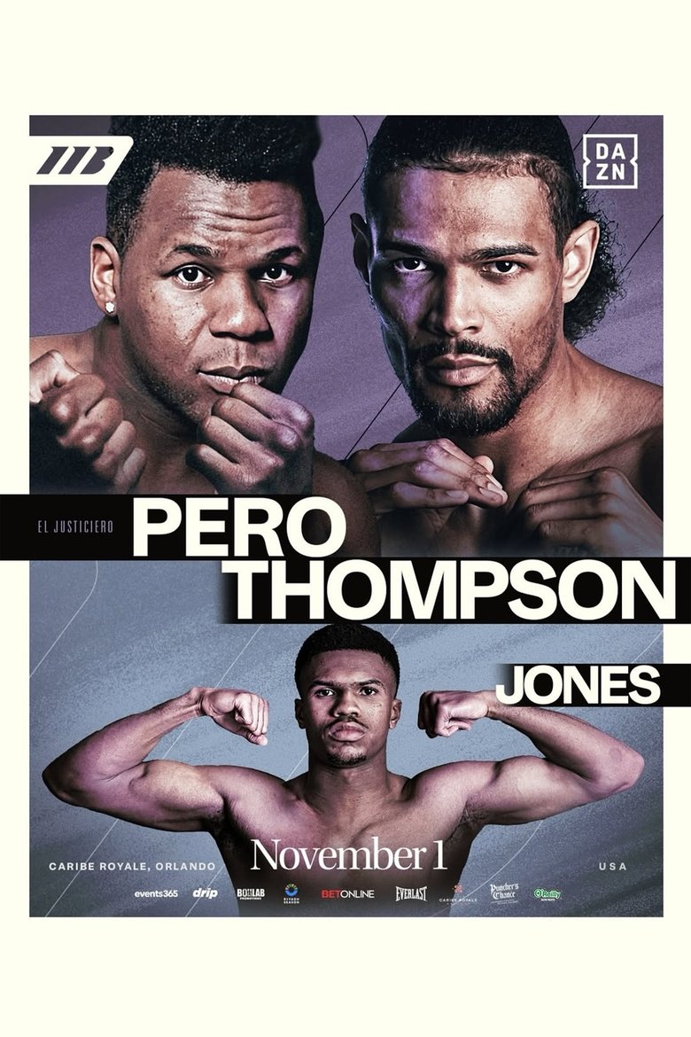 Poster of Lenier Pero vs. Jordan Thompson