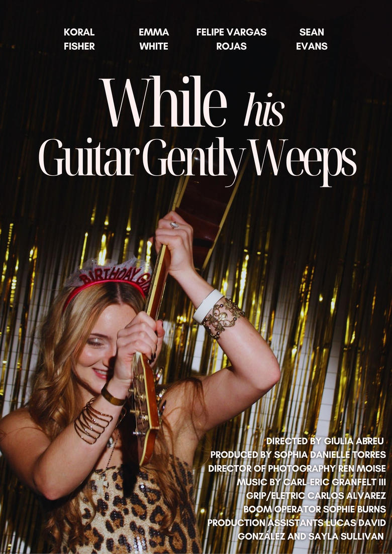 Poster of While His Guitar Gently Weeps