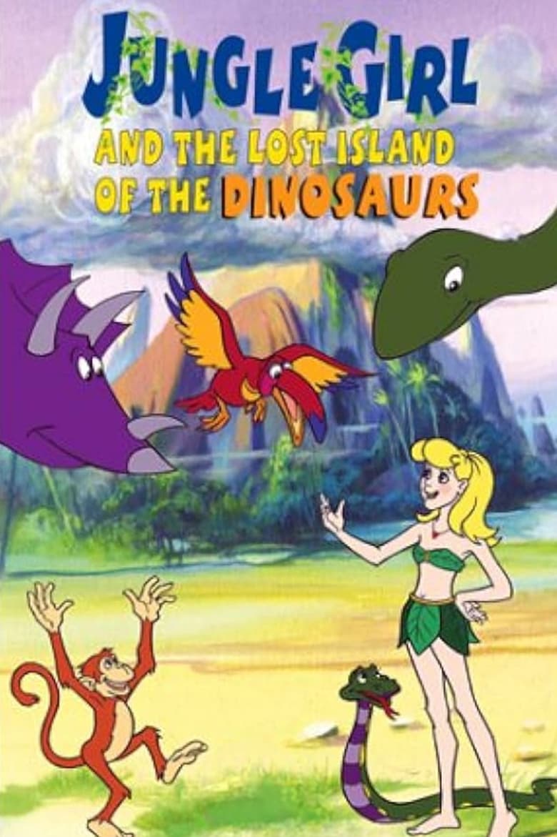 Poster of Jungle Girl and the Lost Island of Dinosaurs