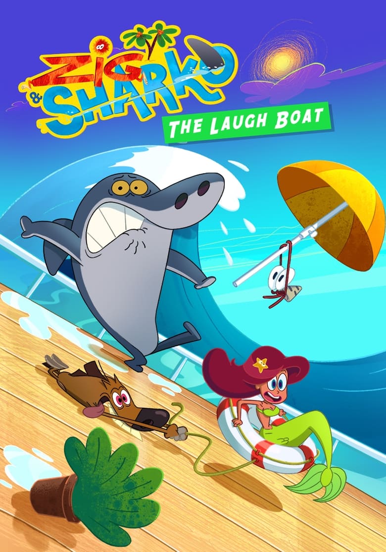 Poster of Cast and Crew in Zig And Sharko - Season 3 - Episode 57 - Banana Peel