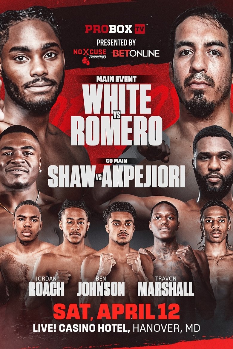 Poster of Jordan White vs. Jose Matias Romero