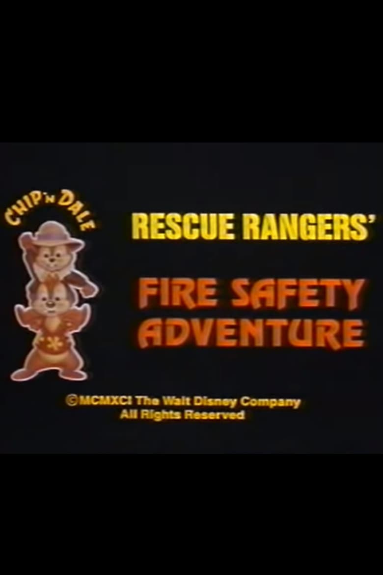 Poster of Rescue Rangers' Fire Safety Adventure