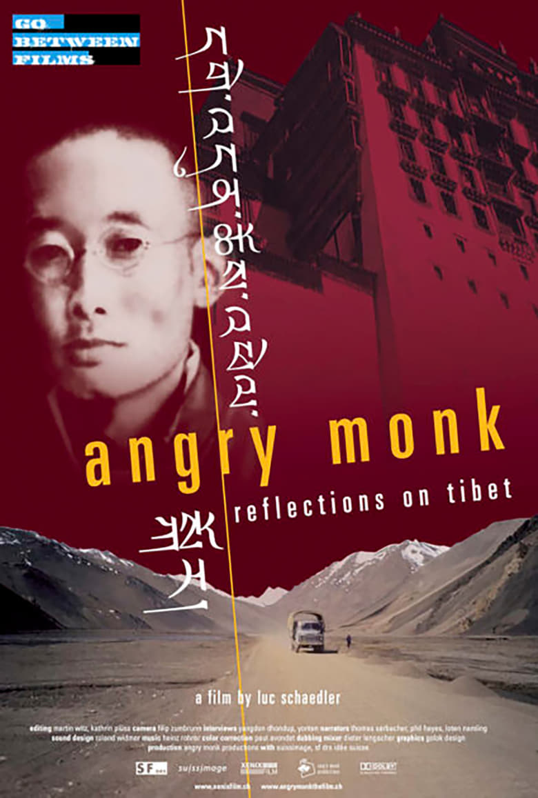 Poster of Angry Monk - Reflections on Tibet