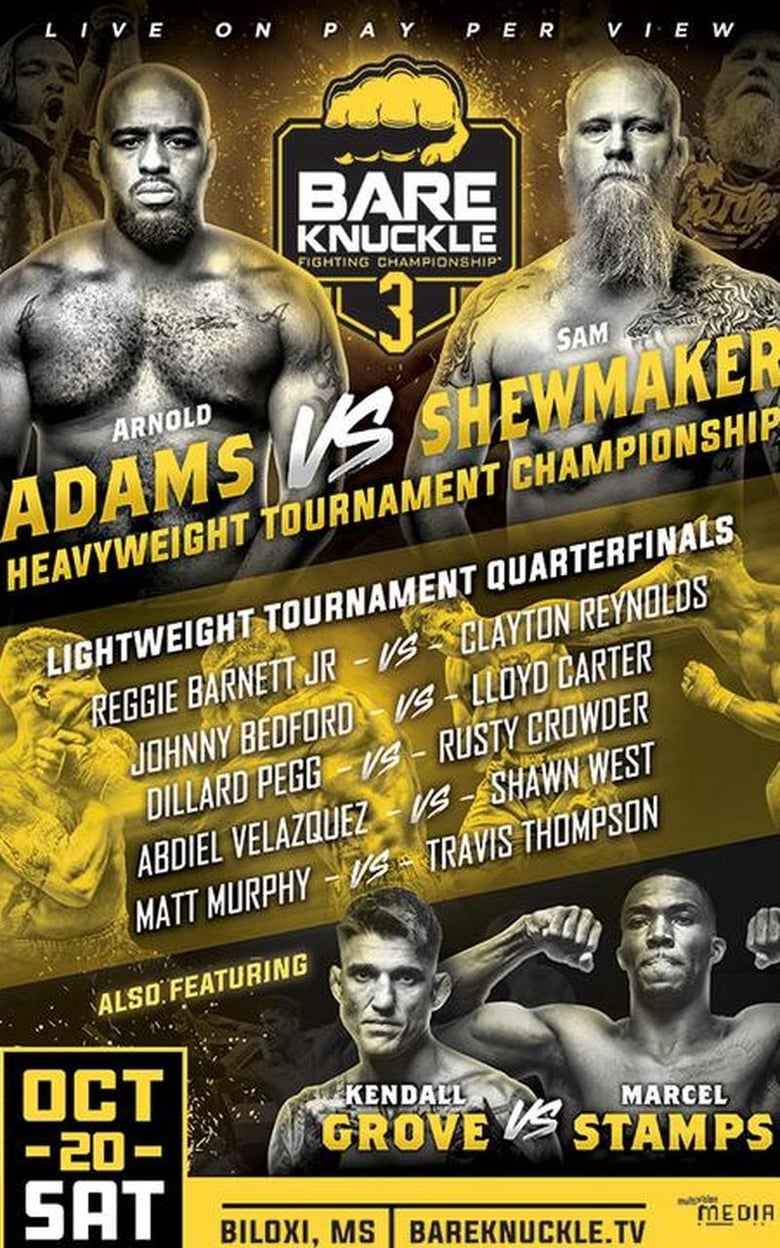 Poster of Bare Knuckle Fighting Championship 3