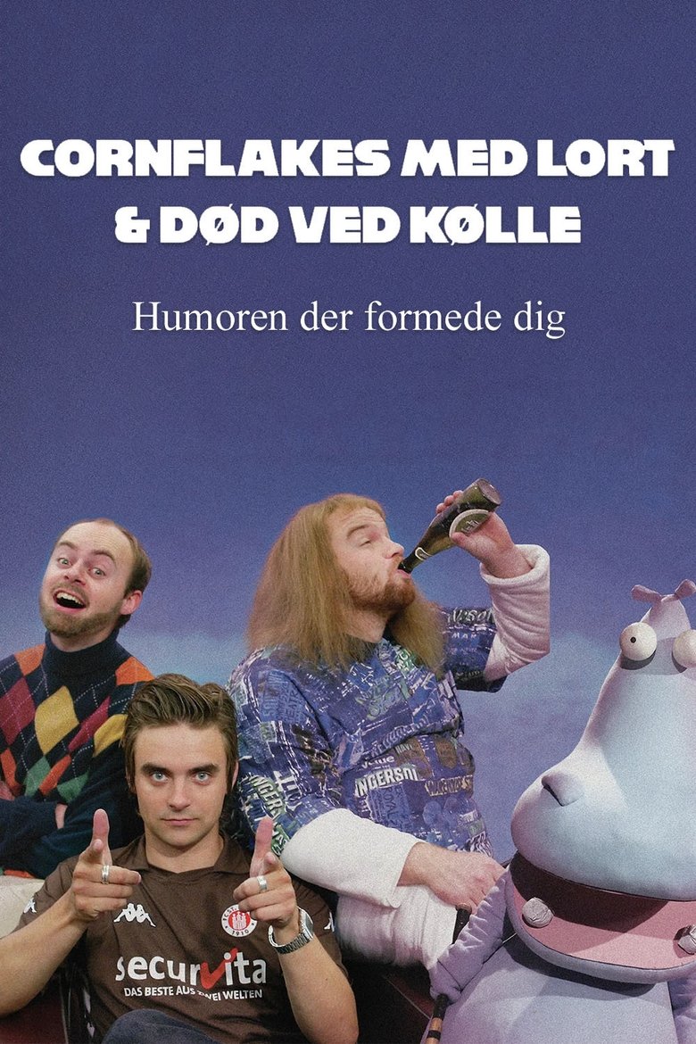 Poster of Cornflakes med lort og død ved kølle - humoren der formede dig