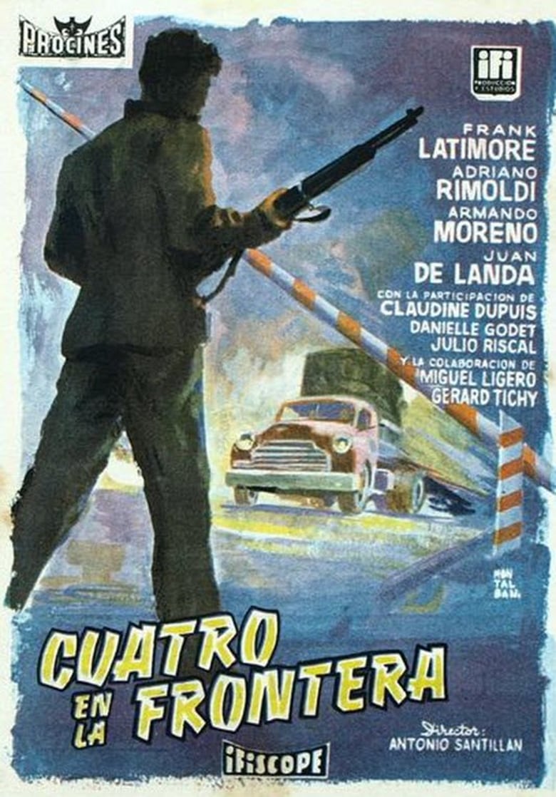 Poster of Cuatro en la frontera