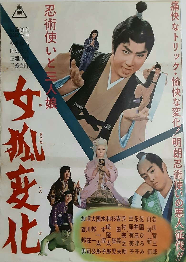 Poster of Ninjutsu tsukai to sannin musume: onna kitsune henka