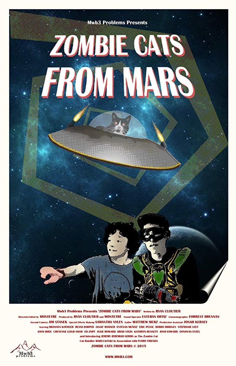 Poster of Zombie Cats from Mars