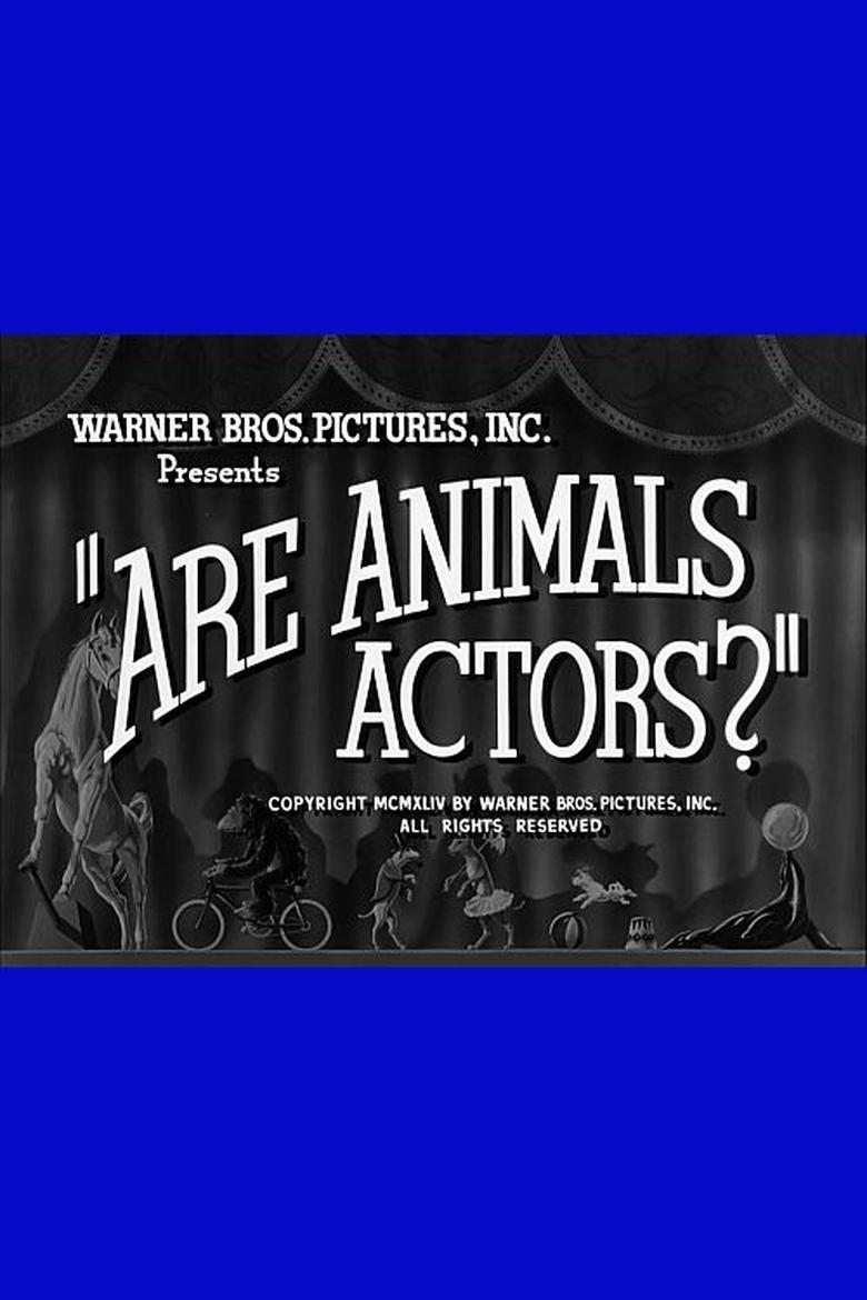 Poster of Are Animals Actors?