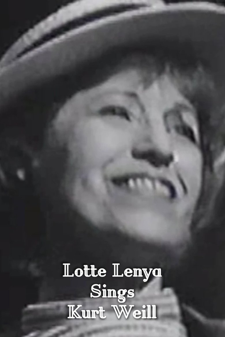 Poster of Lotte Lenya Sings Kurt Weill