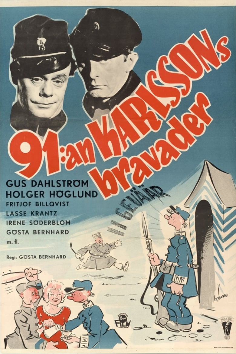 Poster of 91:an Karlssons bravader