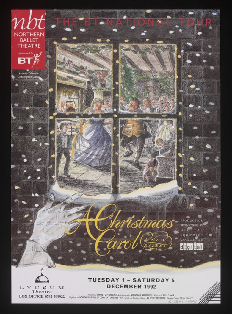 Poster of Northern Ballet's A Christmas Carol